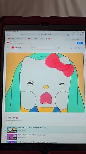 Hello Kitty - Kitty cries