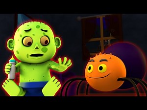 Baby Zombie At The Dinner Says | Funny Halloween Songs @hooplakidz - Videos For Kids