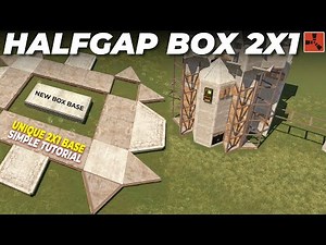 REVERSE FLOORSTACK HALFGAP SHELL BOX 2X1 Base Design | NEW RUST 2025