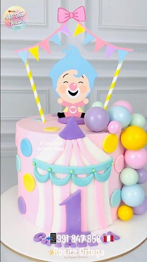 Plim Plim Pink Thematic Pack cake + 18 snacks