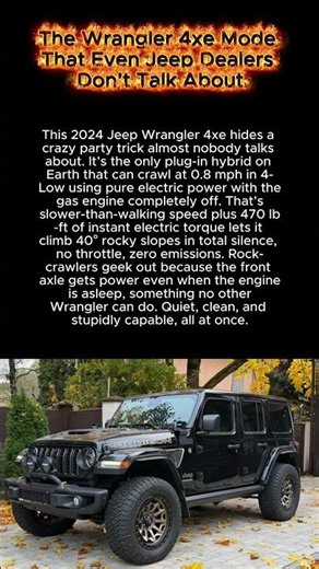The Wrangler 4xe Mode That Even Jeep Dealers Don’t Talk About