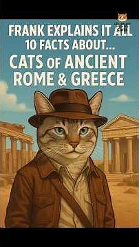 🎩 Frank Explains It All: 10 Facts About Cats of Ancient Greece & Rome 🏛️🐈‍⬛
