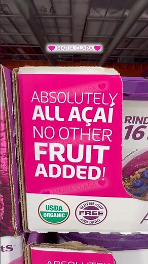 Açaí sorbet at Costco 01/23/2026 #costcomexico #costco #ilovecostco #yosoymariaclara
