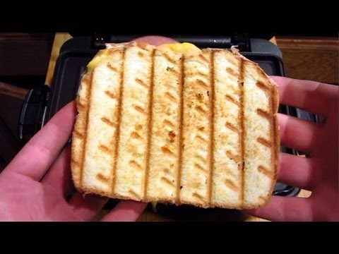 Foreman Grill Recipe: Grilled Ham and Cheese Sandwich!