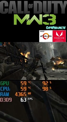 call of duty modern warfare 3 Athlon 3000G #callofduty #athlon3000g #callofdutymodernwarfare3 #test