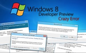 搬运 Windows 8 DP 8102 Crazy Error