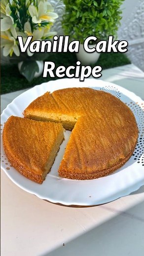 Vanilla Cake Recipe #cake #recipe #shorts
