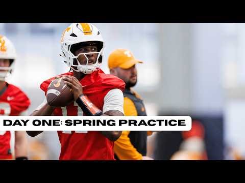 HIGHLIGHTS: Tennessee Football Spring Practice Day One
