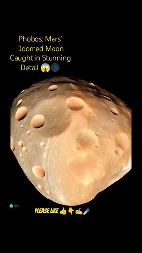 Phobos: Mars’ Doomed Moon Caught in Stunning Detail 😱🌑