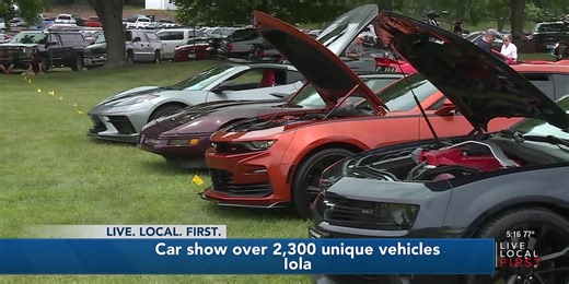 Over 2,300 classic vehicles featured at annual Iola Car Show
