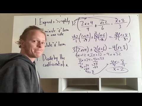 26: Solving Multi-step Equations #gedmath