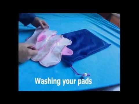 Reusable Incontinence Pads - Washing
