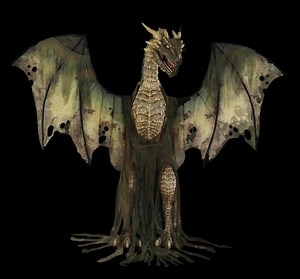 "Winter Forest Dragon" Halloween Animatronic Decoration