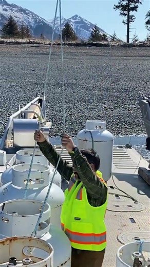 Propane Delivery in Kodiak, Alaska Sometimes Looks Like This