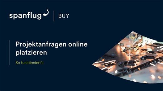 Spanflug BUY - Projektanfragen online platzieren