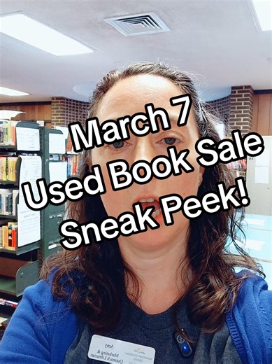 Sneak Peek: March 7 Friends of the Library Book Sale