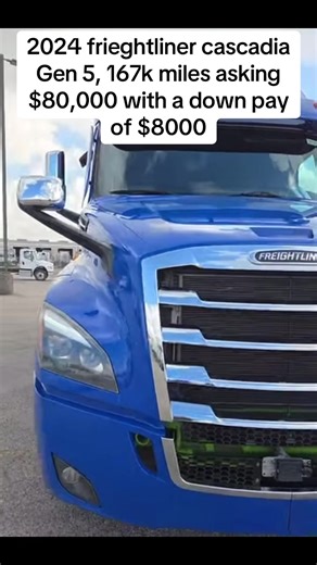 Description 2024 Freightliner Cascadia Gen 5 Only 167,000 Miles One-Owner Truck – Excellent Condition Fully Road Ready Performance & Specs Detroit Diesel DD15 Engine – 505 HP DT12 Automatic Transmission Rear Ratio: 2.85 Wheelbase: 229” Dual Fuel Tanks Sliding Fifth Wheel Electric APU Warranty EW4 Factory Warranty Included Details Exterior Color: Blue Interior Color: Grey Fuel Type: Diesel Number of Owners: 1 #TruckTok #FreightlinerNation #OwnerOperatorLife #ForYouPage #BusinessMindset