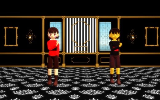 【Undertale MMD】Chara & Frisk - Run To You【Underfell】