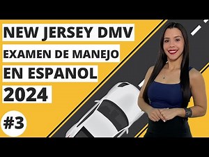 Prueba Escrita Del DMV De New Jersey 3 2024 - Examen Escrito De Manejo - Permiso De Prueba