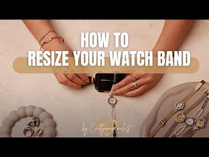 How to Resize a Watch Band - Easy Tutorial for Adjust Minimal Watch Bands | By Caitlyn Minimalist
