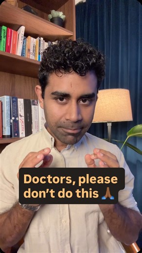 Sahil Peris on Instagram: "Please doctors, don’t do this 🙏🏾 if you have back pain, and want to understand more about it you should read back mechanic by dr stuart mcgill. but always consult a doctor and physiotherapist before starting exercises. [doctor, physiotherapist, physiotherapy, back pain, chronic pain]"