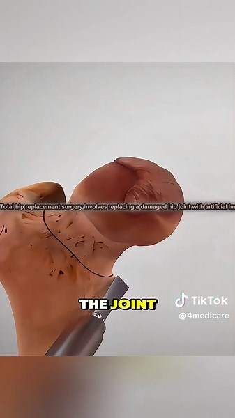 Total Hip Replacement Surgery Explained with 3D Animation