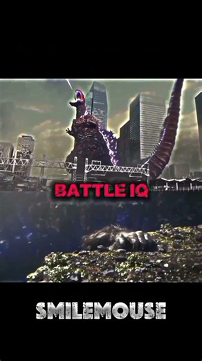 Shin Godzilla (4th Form) Vs One Eye (Unarmed) #wis #edit #shorts #godzilla #kingkong #battle