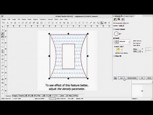 Machine Embroidery Digitizing - Embird Digitizing Tools. Motif Fill Parameters