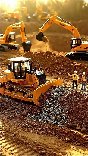 Tiny Titans: Epic Miniature Construction Site Action! 🚧