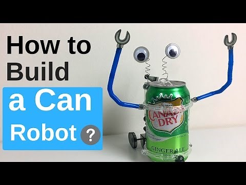 How to Make a Walking Tin Can Robot [For Beginners] Very Simple 1-1
