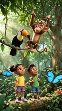 🌿 Quick Facts About the Rainforest! 🌧️🐒 | Fun Rainforest Facts for Kids