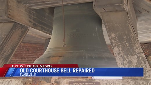 Evansville old courthouse bell repaired