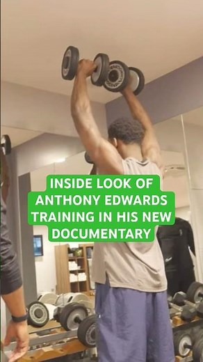 Anthony Edwards Workout Revealed – Behind-the-Scenes Training from His New Documentary
