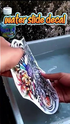 An easy and cheap way to add image motifs to vehicle body media or helmets #otomotif #trik #tips