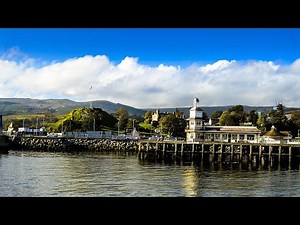 A medieval castle at Dunoon on Scotland's coast