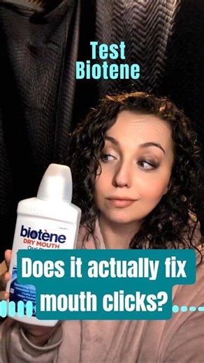 Does Biotene mouthwash actually fix mouth clicks? #voiceacting #clickcurechronicles #mouthsounds