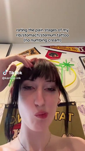 Rib Tattoo Pain Rating: 12/10!