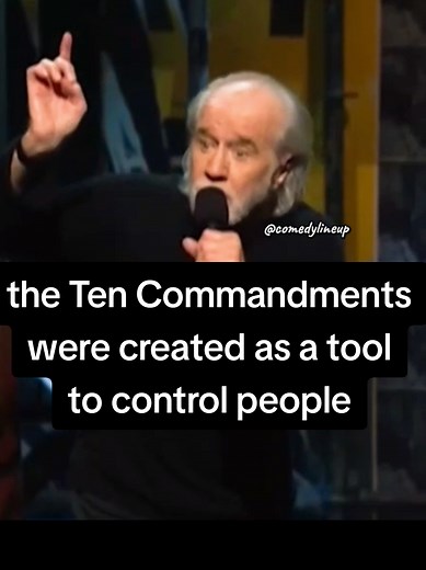 George Carlin's Take on the Ten Commandments