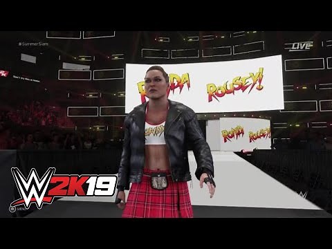 WWE 2K19 Ronda Rousey entrance video