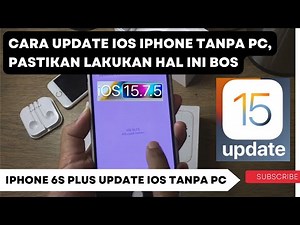 Cara Update iOS 15.7.5 iPhone 6S Plus tanpa PC / Cara Update iOS iPhone tanpa PC