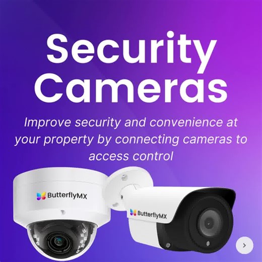 99K views · 58 reactions | Introducing the newest member of your ButterflyMX Access Control System: Security Cameras  When you add Security Cameras to your ButterflyMX Access Control System, you can associate the footage that matters to access events throughout your property. Get complete access control management today. | ButterflyMX | Facebook