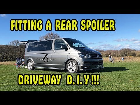 Fitting T6 Rear Spoiler - Driveway DIY
