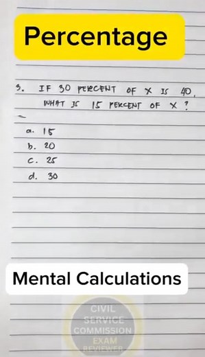 Math is easy. Just do it mentally 😎 #CSC2023 #CSC #cscph #civilserviceexamreview #CivilServiceReview #civilservice #cscfamily #CivilServicesExamination #civilserviceexam #mathhacks #mathematics #mathtutor #mathteacher | CSC Buddy