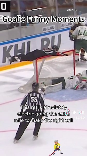 Funny goalie moments 🤣#nhl #hockey #funny #fyp #funnyvideos