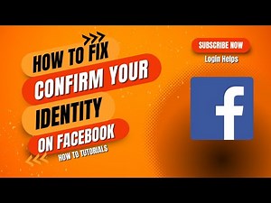 How to Fix Confirm Your Identity on Facebook | Facebook Identity Unlock
