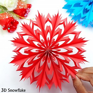 43K views · 1K reactions | Watch how to make 3D paper christmas snowflakes step by step for Christmas decorations. Handmade christmas snowflake making ideas. DIY Christmas craft 2022 | Creative Art & Craft Ideas | Facebook