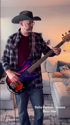 Dolly Parton - Jolene Bass Line Cover By Eric M. Evans. #shorts #Song #Music #musician #bassguitar