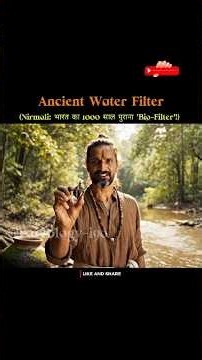 “RO se Pehle Water Filter 😱 | Nirmali Seed Science | Ancient Indian Water Purification” #shorts