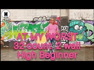 AT MY WORST | TUTORIAL | LINE DANCE | CHOREO BY MAMEK | PINK SWEAT$ | HIGH BEGINNER | DECEMBER 2020