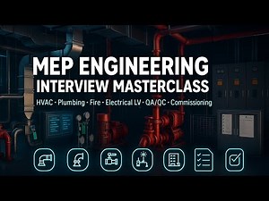 MEP Engineering Interview HVAC, Plumbing, Firefighting,Electrical LV,QA/QC,Codes,Testing, Leadership